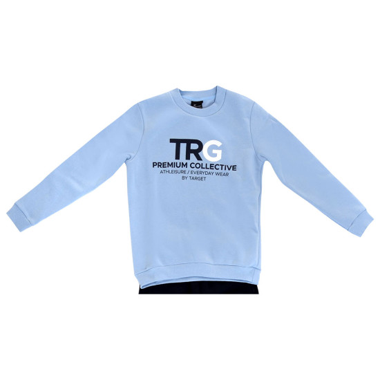 Target Παιδικές φόρμες σετ Crewneck & Cuffed Pants Fleece "TRG" Target Παιδικές φόρμες σετ Crewneck & Cuffed Pants Fleece "TRG"
